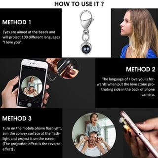 Custom Photo Projection Keychain