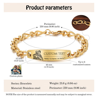 Custom Stainless Steel Bracelet