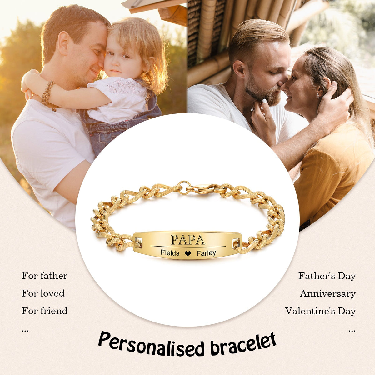 Custom Stainless Steel Bracelet