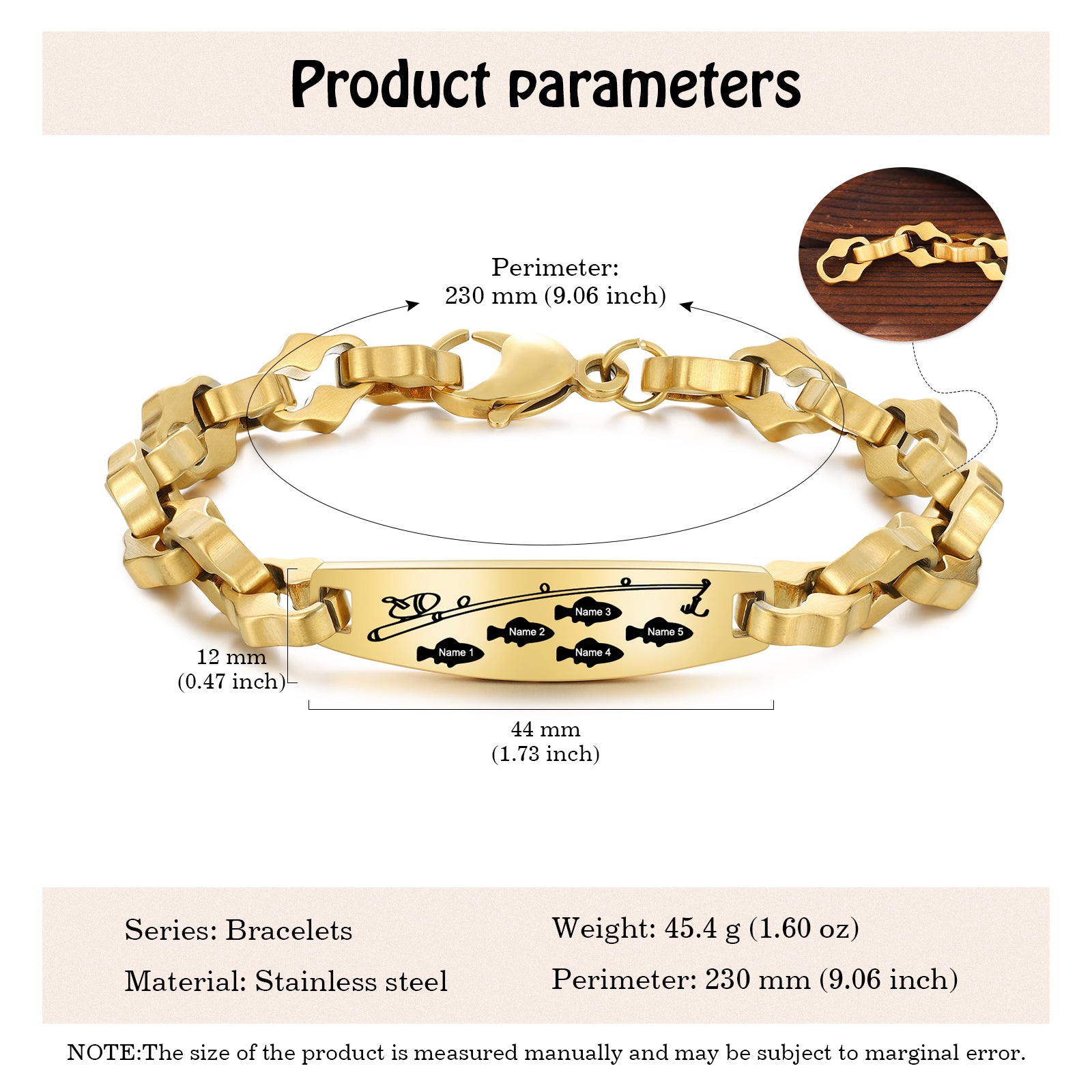 Custom Men Bracelet