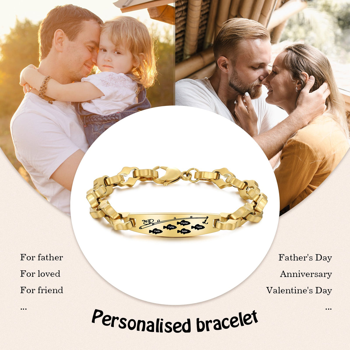 Custom Men Bracelet