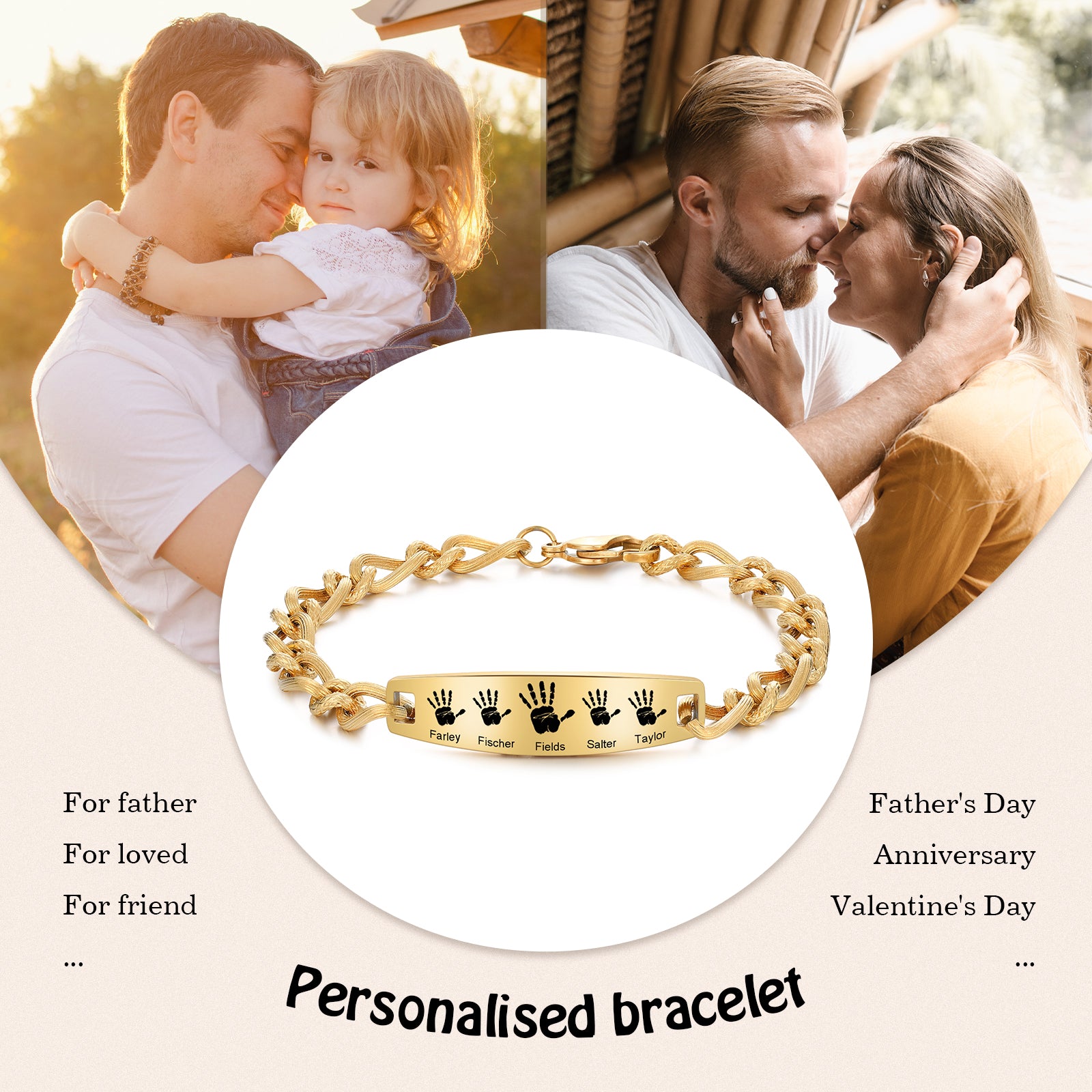 Custom Stainelss Steel Bracelet