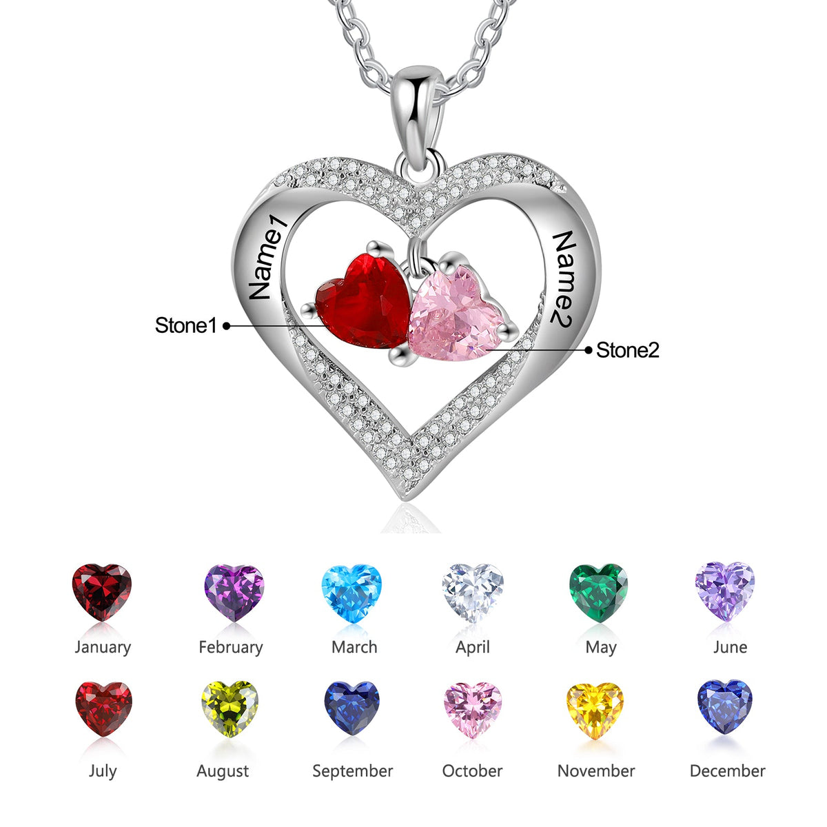 Custom Heart Necklace