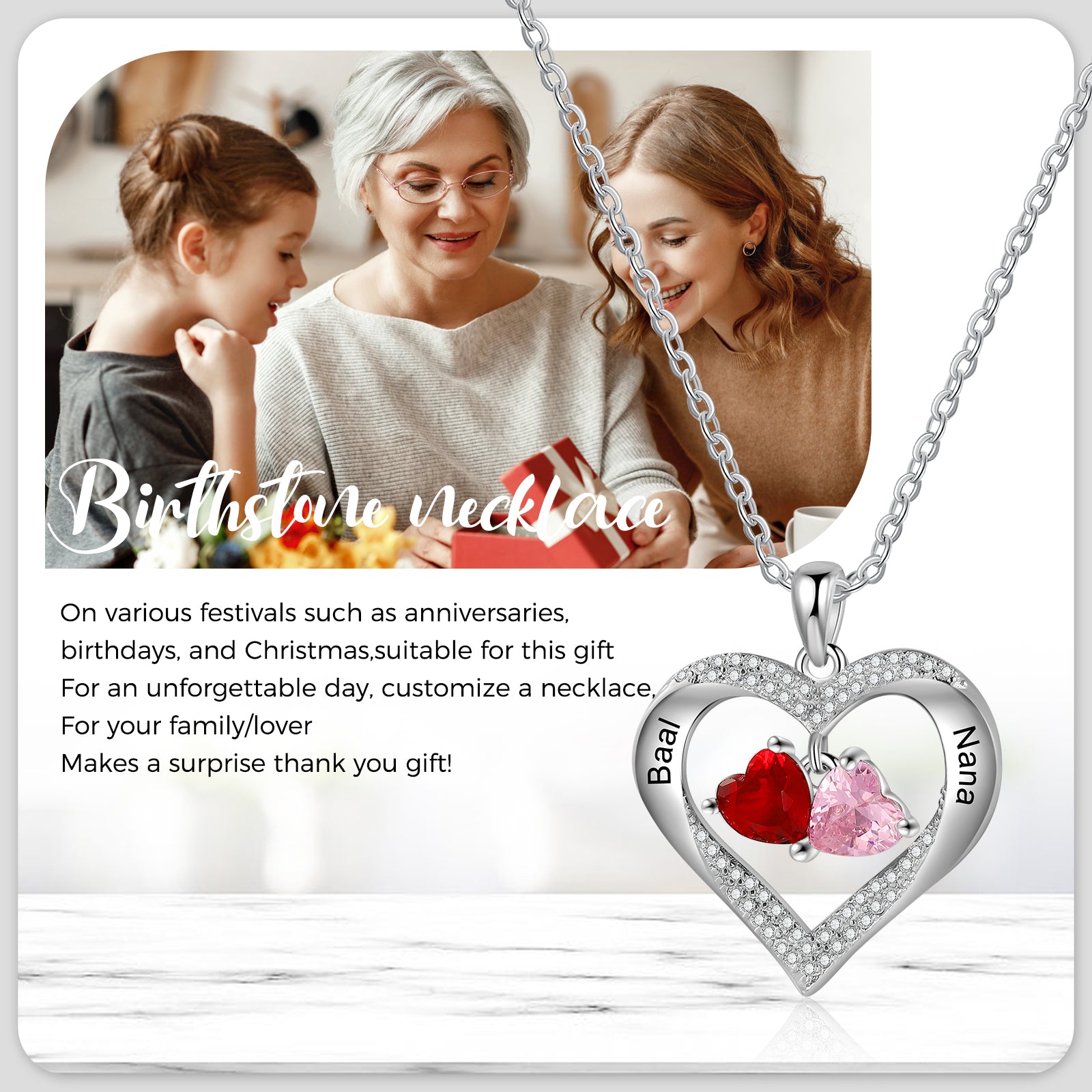 Custom Heart Necklace