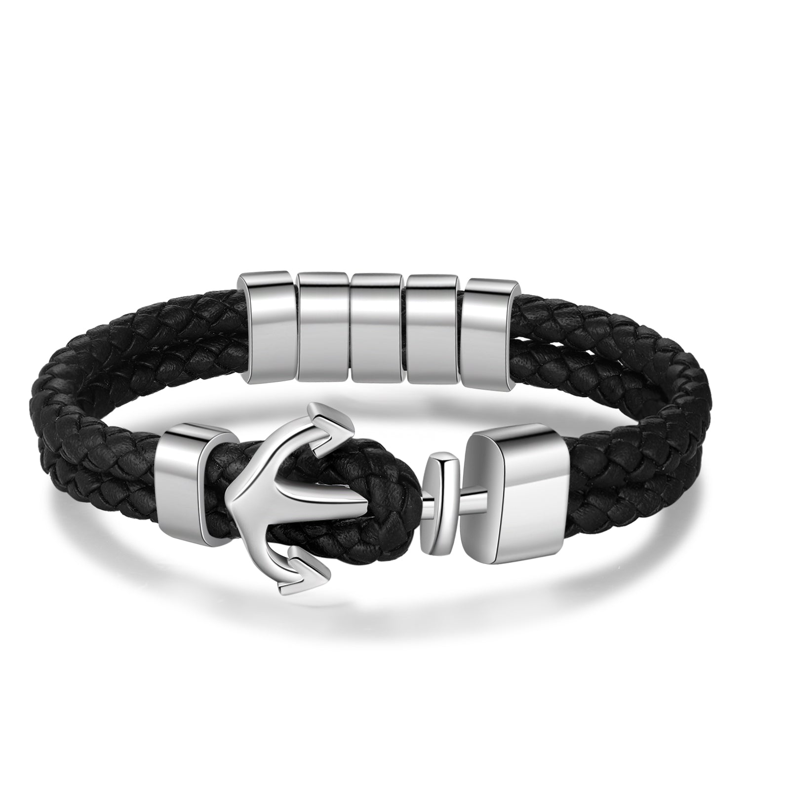 Custom Name Leather Bracelet