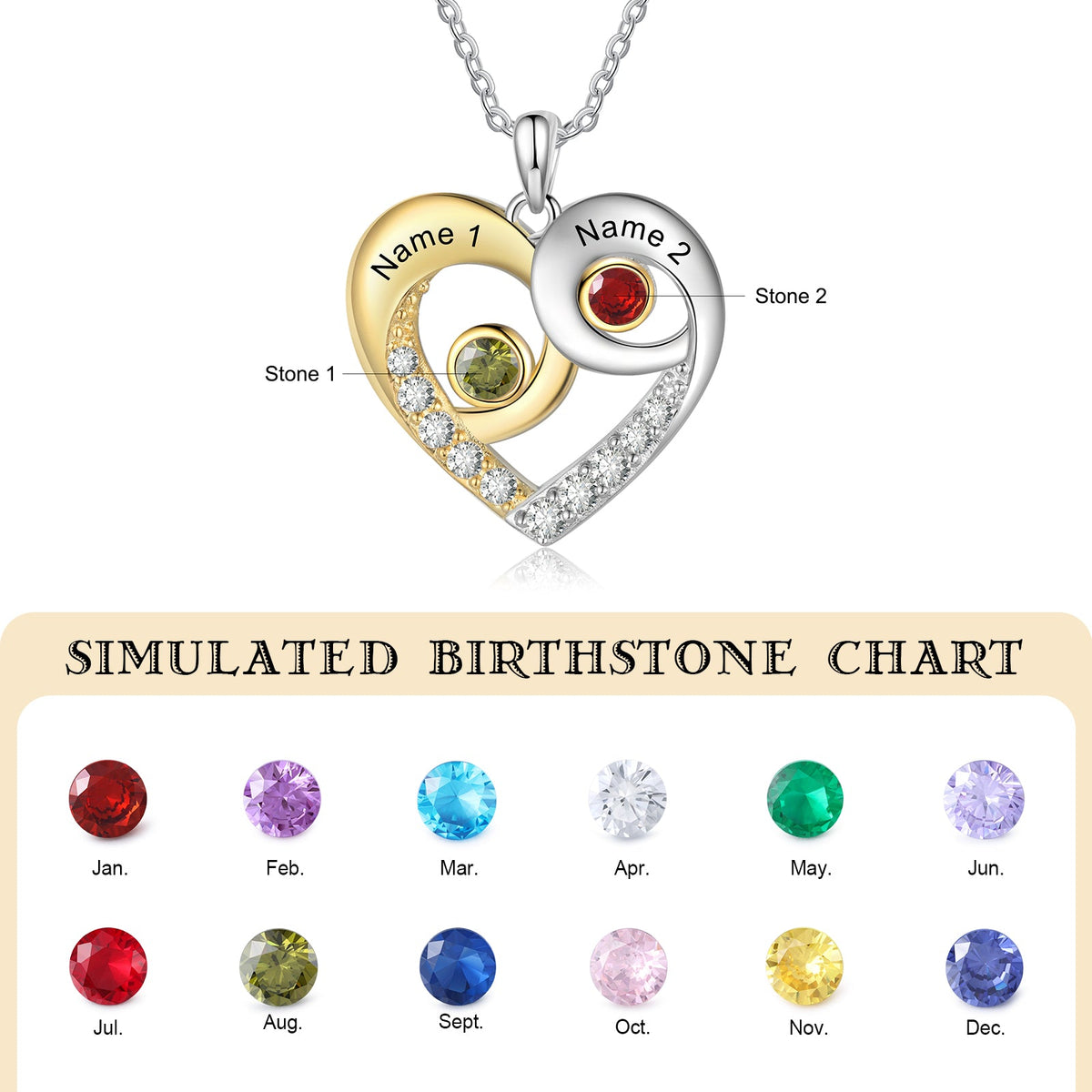 Custom Heart Necklace