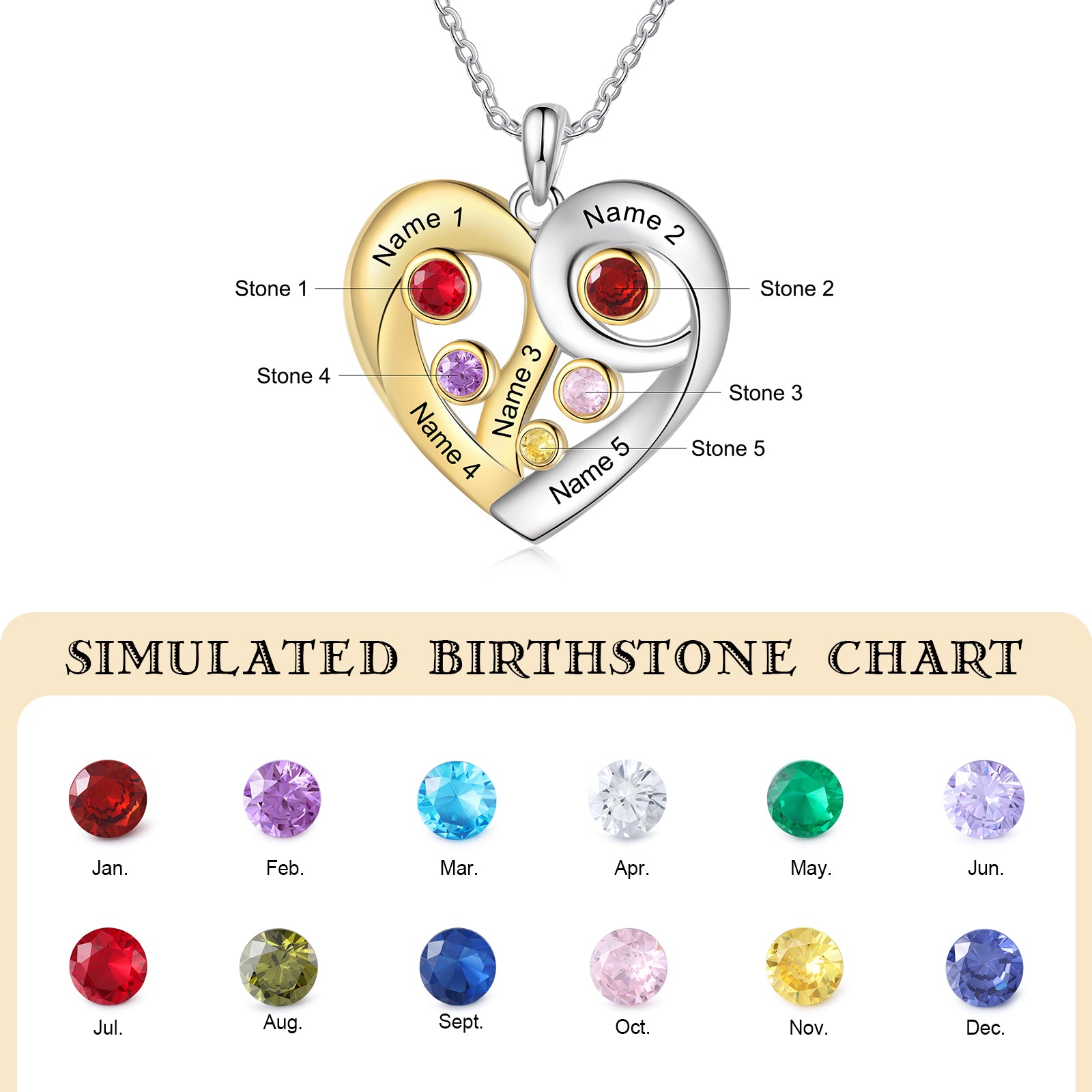 Custom Heart Necklace