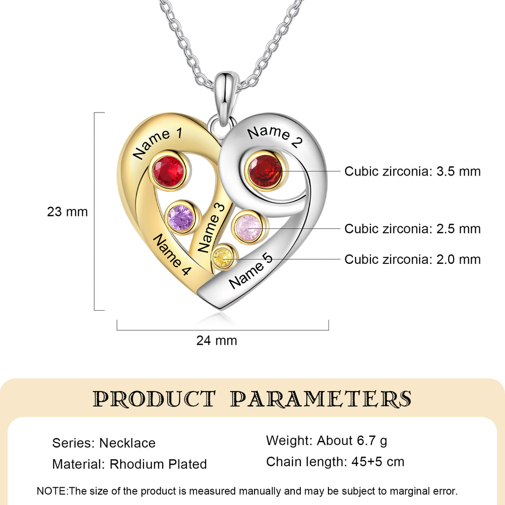 Custom Heart Necklace