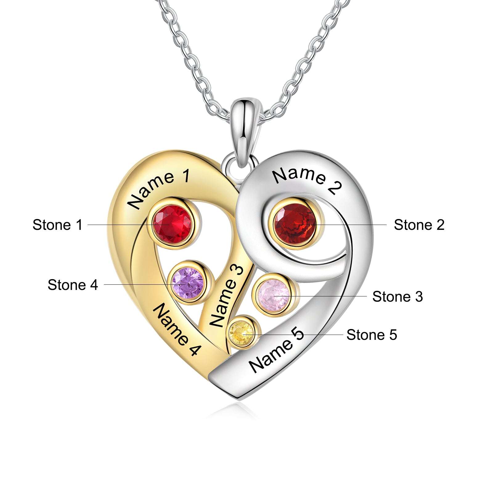 Custom Heart Necklace