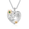 Custom Heart Necklace with Mother and Child