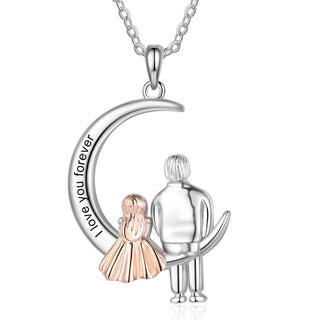 Father and Daughter Necklace