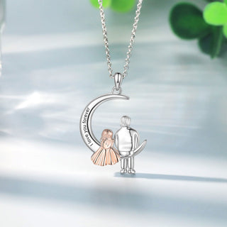 Father and Daughter Necklace