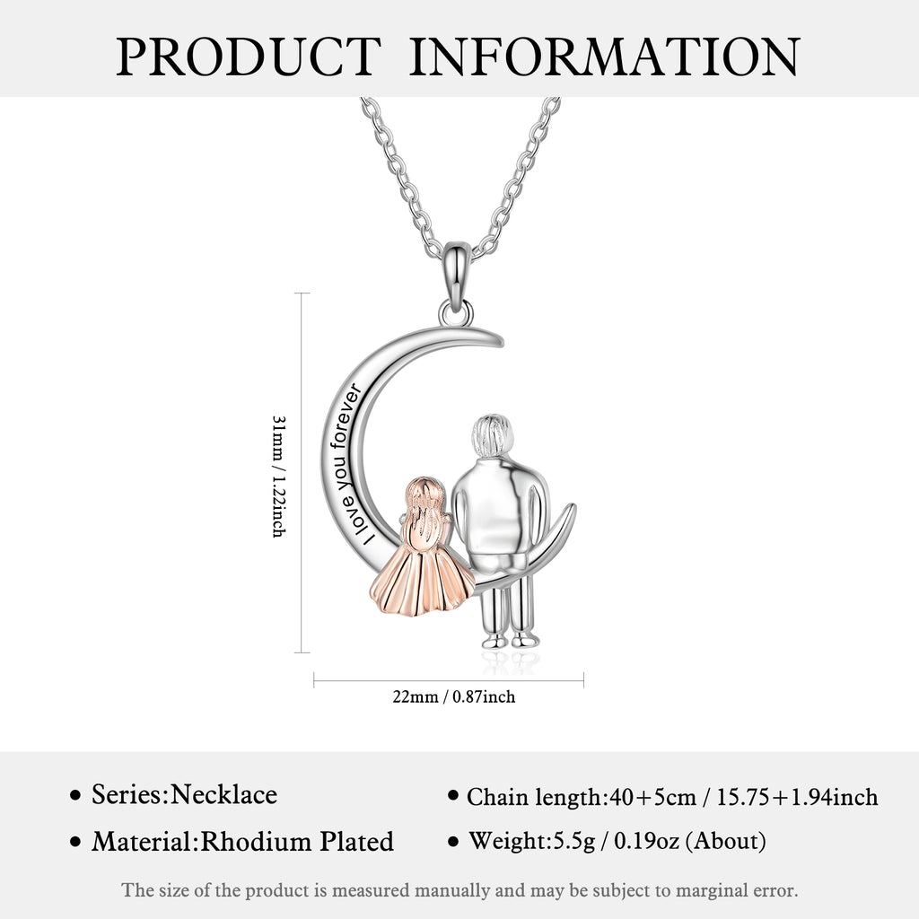 Father and Daughter Necklace
