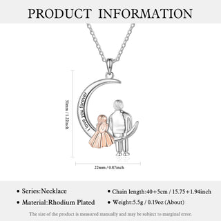 Father and Daughter Necklace