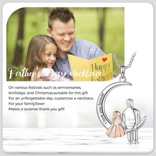 Father and Daughter Necklace
