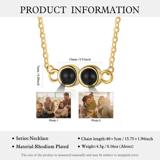Custom Photo Projection Necklace