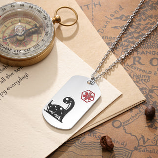 Custom Dinosaur Necklace for Child