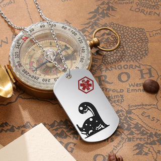 Custom Dinosaur Necklace for Child