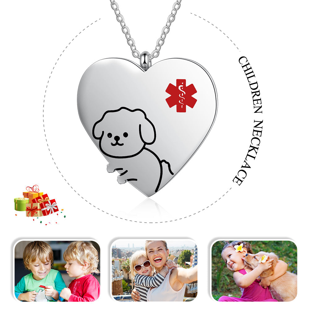 Custom Animal Necklace for Child