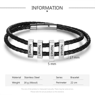 Custom Leather Bracelet