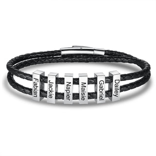 Custom Leather Bracelet
