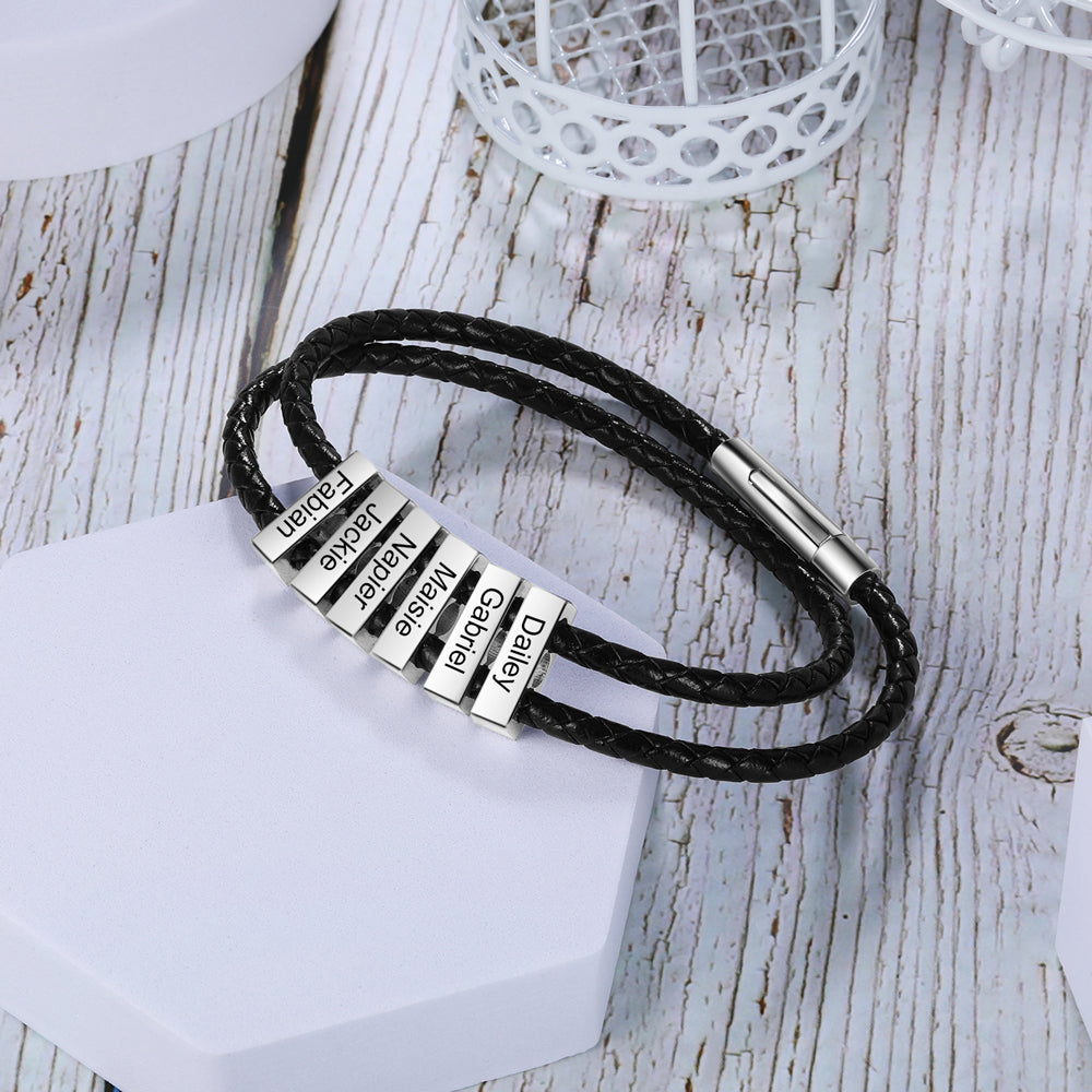 Custom Leather Bracelet