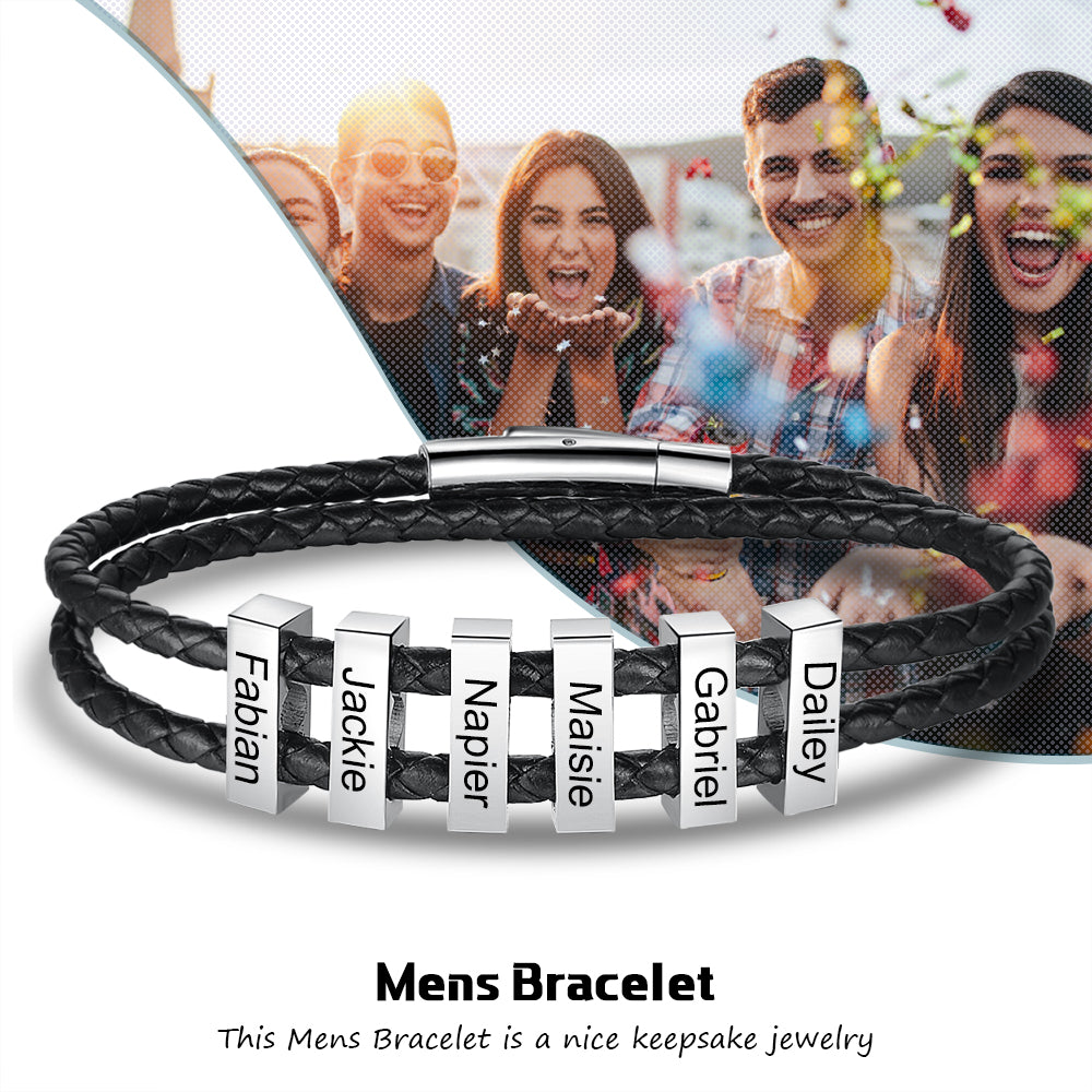Custom Leather Bracelet