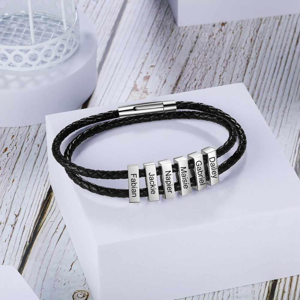 Custom Leather Bracelet