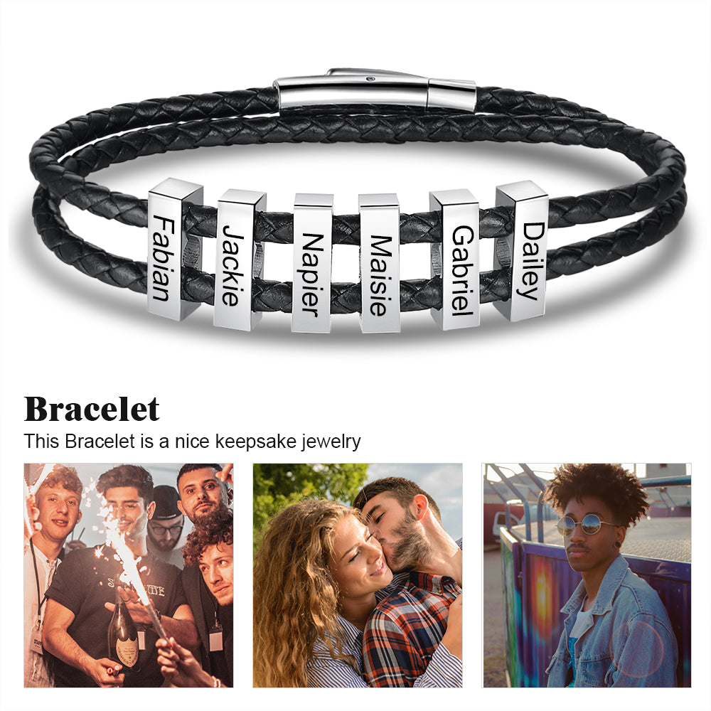 Custom Leather Bracelet
