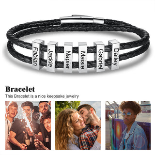 Custom Leather Bracelet