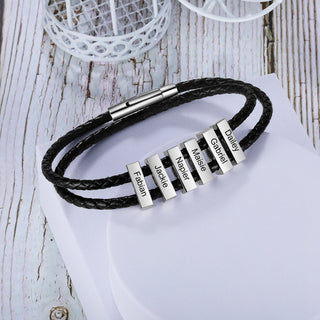 Custom Leather Bracelet