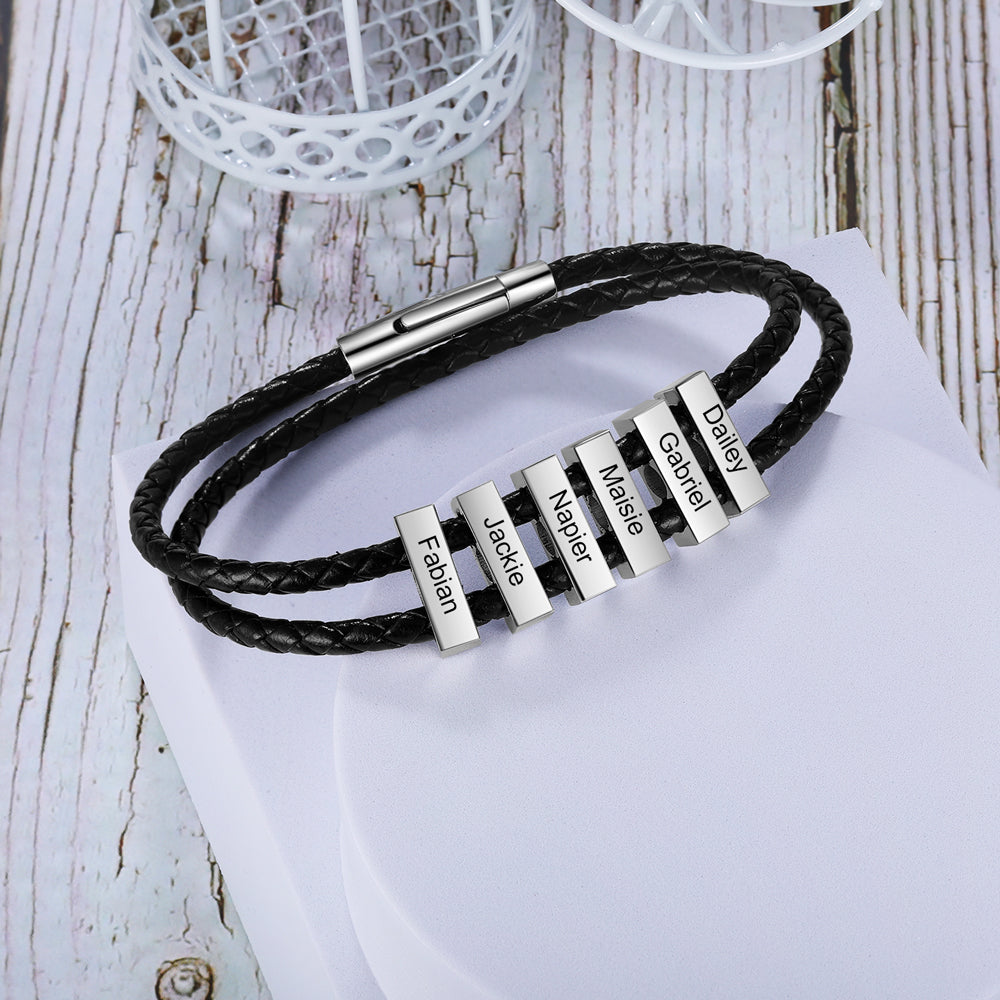 Custom Leather Bracelet