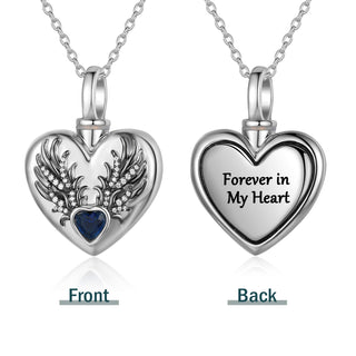 Custom Heart Ashes Necklace