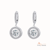 925 Sterling Silver Moissanite Earrings