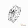 925 Sterling Silver Moissanite Ring