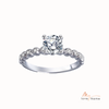 925 Sterling Silver Moissanite Ring