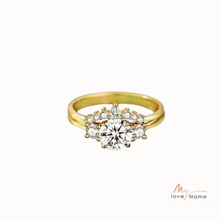 925 Sterling Silver Moissanite Ring
