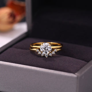 925 Sterling Silver Moissanite Ring