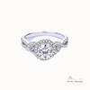 925 Sterling Silver Moissanite Ring
