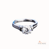 925 Sterling Silver Moissanite Ring