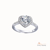 925 Sterling Silver Moissanite Ring