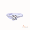 925 Sterling Silver Moissanite Ring