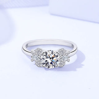 925 Sterling Silver Moissanite Ring