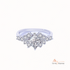 925 Sterling Silver Moissanite Ring