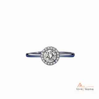 925 Sterling Silver Moissanite Ring