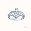 925 Sterling Silver Moissanite Ring