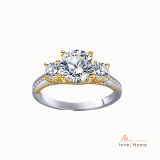 925 Sterling Silver Moissanite Ring