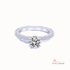 925 Sterling Silver Moissanite Ring