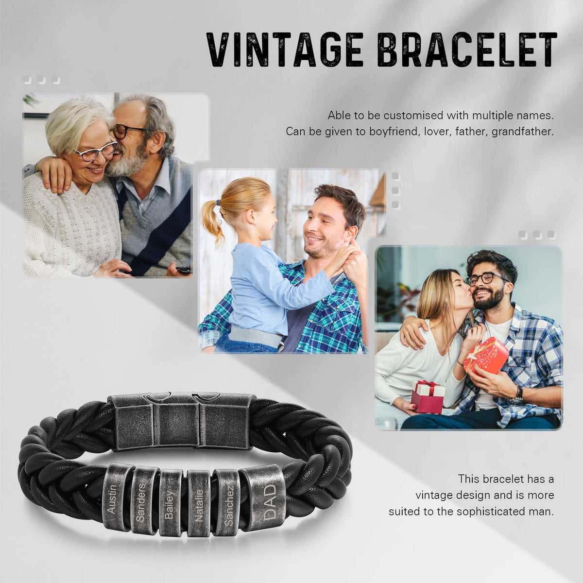 Custom Leather Bracelet
