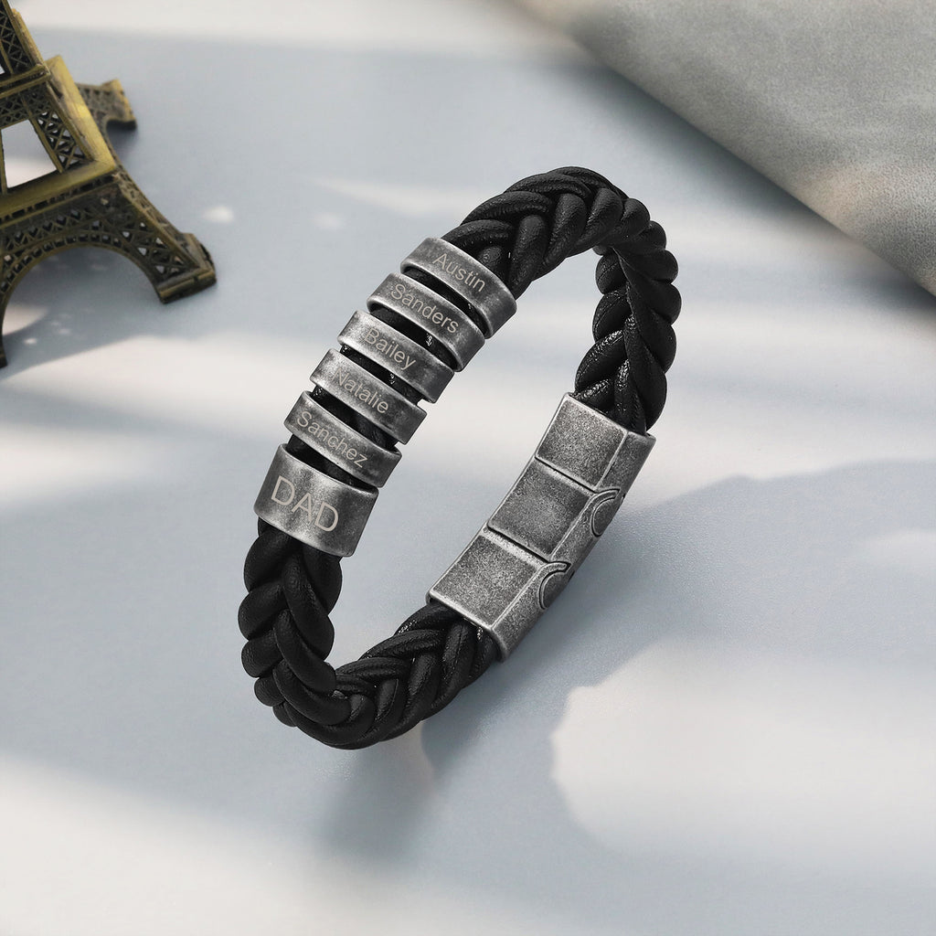 Custom Leather Bracelet